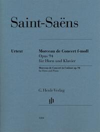 Vorderes Coverbild Camille Saint-Saëns - Morceau de Concert f-moll op. 94