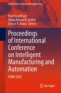 Vorderes Coverbild Proceedings of International Conference on Intelligent Manufacturing and Automation