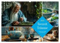 Vorderes Coverbild Teezeit Träume (Wandkalender 2025 DIN A2 quer), CALVENDO Monatskalender