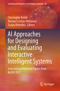 Vorderes Coverbild AI Approaches for Designing and Evaluating Interactive Intelligent Systems