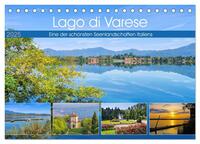 Vorderes Coverbild Lago di Varese - Eine der schönsten Seenlandschaften Italiens (Tischkalender 2025 DIN A5 quer), CALVENDO Monatskalender