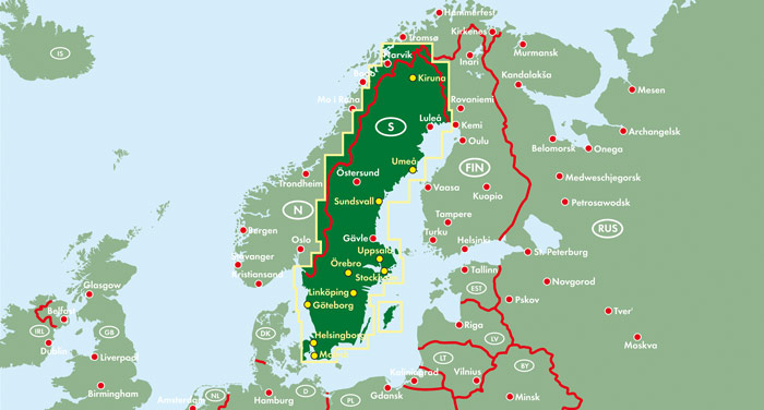 Anderes Coverbild Schweden, Autoatlas 1:250.000 - 1:400.000, freytag & berndt