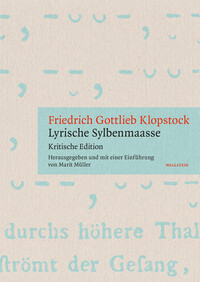 Vorderes Coverbild »Lyrische Sylbenmaasse«