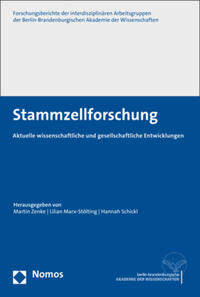 Vorderes Coverbild Stammzellforschung
