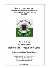 Vorderes Coverbild Sicherheit und Lebensqualität in Görlitz