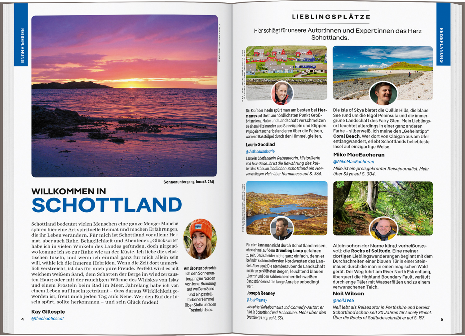 Beispielinhalt (Bild) LONELY PLANET Reiseführer Schottland