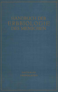 Vorderes Coverbild Die Grundlagen der Erbbiologie des Menschen