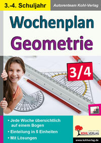 Vorderes Coverbild Wochenplan Geometrie / Klasse 3-4