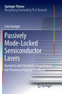 Vorderes Coverbild Passively Mode-Locked Semiconductor Lasers