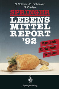 Vorderes Coverbild Springer Lebensmittelreport ’92