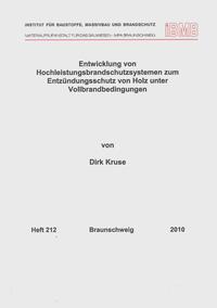 Vorderes Coverbild Entwicklung von Hochleistungsbrandschutzsystemen zum Entzündungsschutz von Holz unter Vollbrandbedingungen
