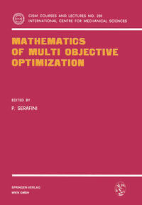 Vorderes Coverbild Mathematics of Multi Objective Optimization