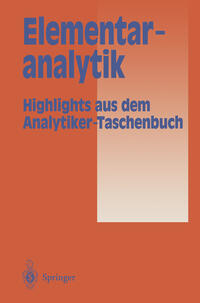 Vorderes Coverbild Elementaranalytik