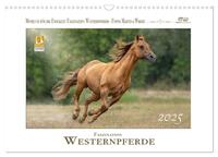 Vorderes Coverbild Faszination Westernpferde (Wandkalender 2025 DIN A3 quer), CALVENDO Monatskalender