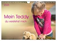 Vorderes Coverbild Mein Teddy - du verstehst mich (Wandkalender 2025 DIN A4 quer), CALVENDO Monatskalender