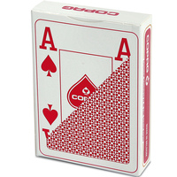 Vorderes Coverbild COPAG® 100% Plastik Poker Jumbo Index rot