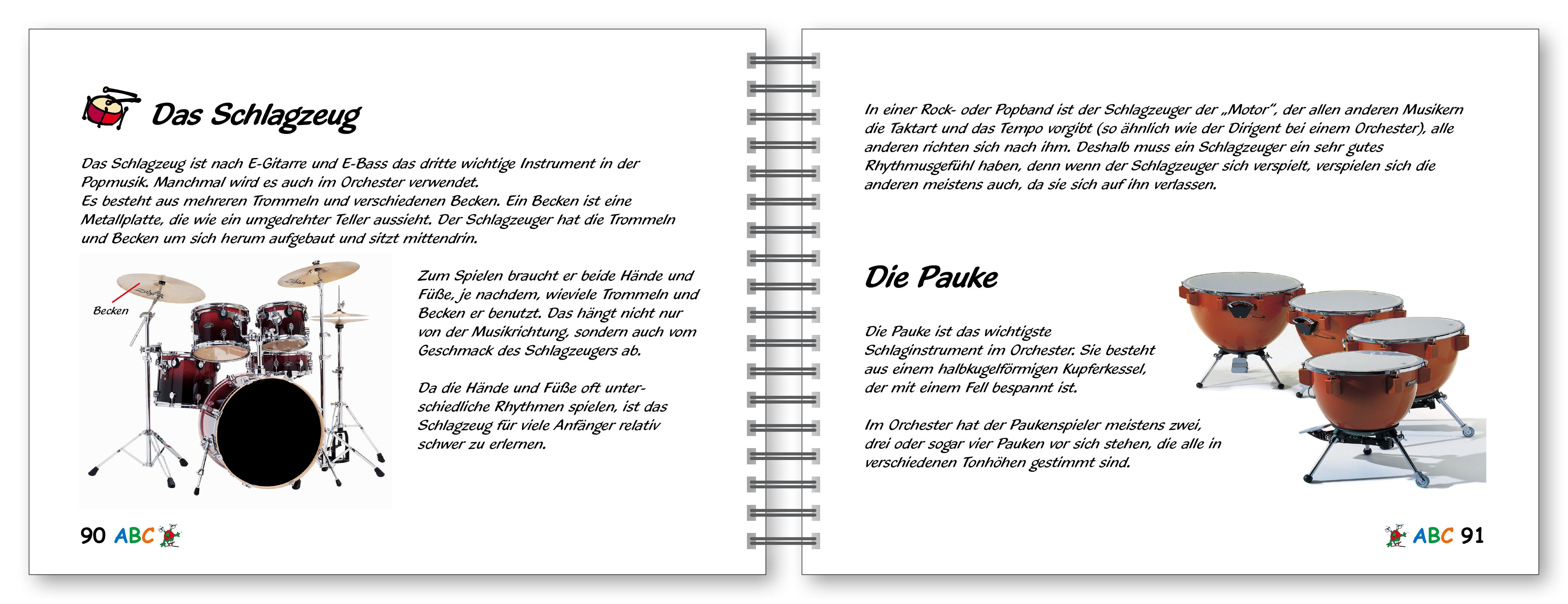 Beispielinhalt (Bild) Voggy's Musiklehre ABC