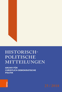 Vorderes Coverbild Historisch-politische Mitteilungen