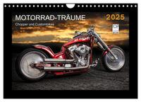 Vorderes Coverbild Motorrad-Träume – Chopper und Custombikes (Wandkalender 2025 DIN A4 quer), CALVENDO Monatskalender
