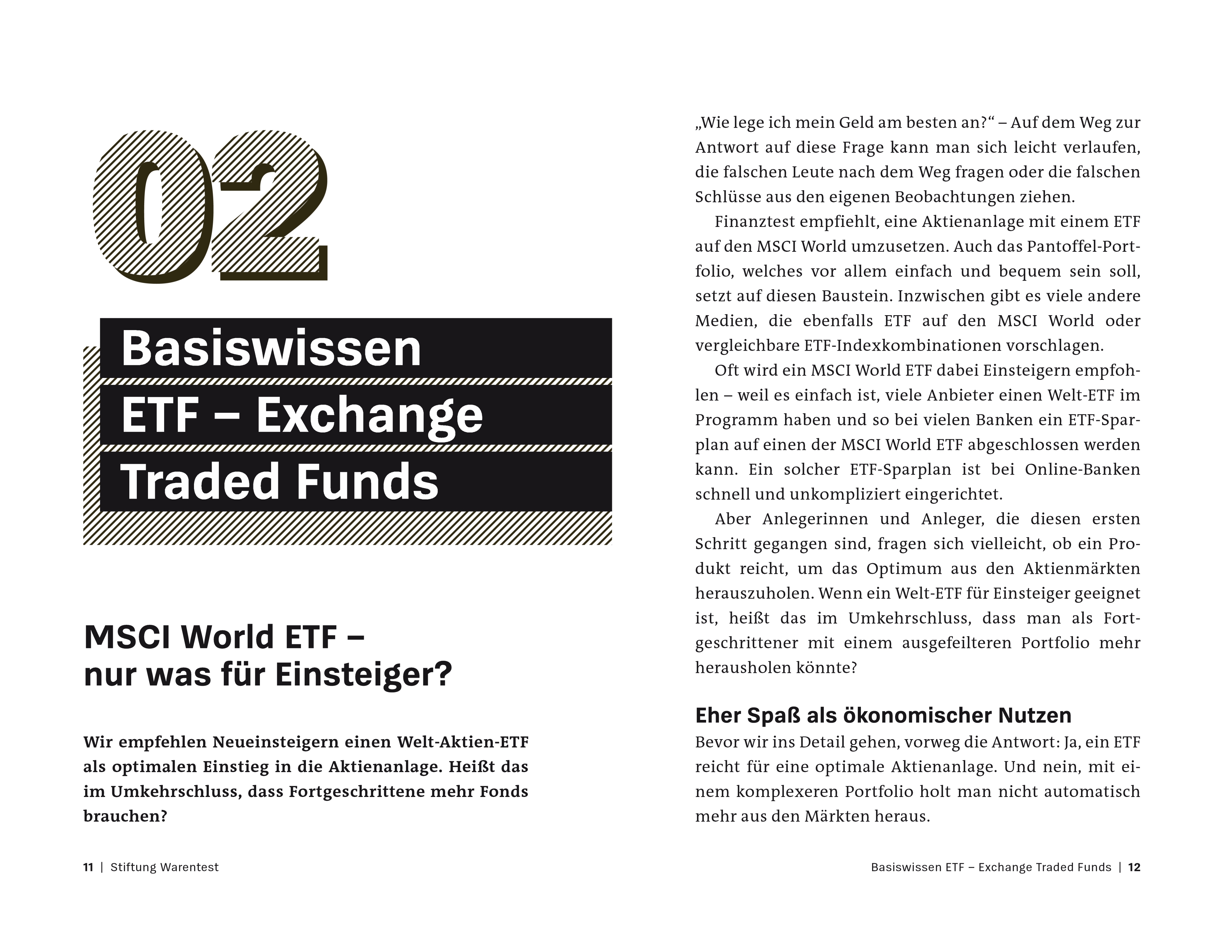 Beispielinhalt (Bild) Geldanlage Basics