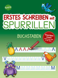 Vorderes Coverbild Erstes Schreiben mit Spurrillen. Buchstaben