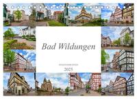 Vorderes Coverbild Bad Wildungen Stadtansichten (Tischkalender 2025 DIN A5 quer), CALVENDO Monatskalender