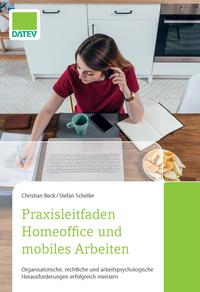Vorderes Coverbild Praxisleitfaden Homeoffice und mobiles Arbeiten