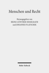 Vorderes Coverbild Menschen und Recht
