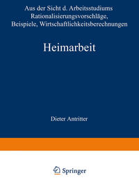 Vorderes Coverbild Heimarbeit