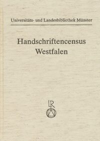 Vorderes Coverbild Handschriftencensus Westfalen
