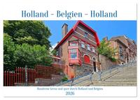 Vorderes Coverbild Rundreise kreuz und quer durch Holland und Belgien (Tischkalender 2026 DIN A5 quer), CALVENDO Monatskalender