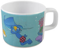 Vorderes Coverbild Globi Melamin Tasse Ozean