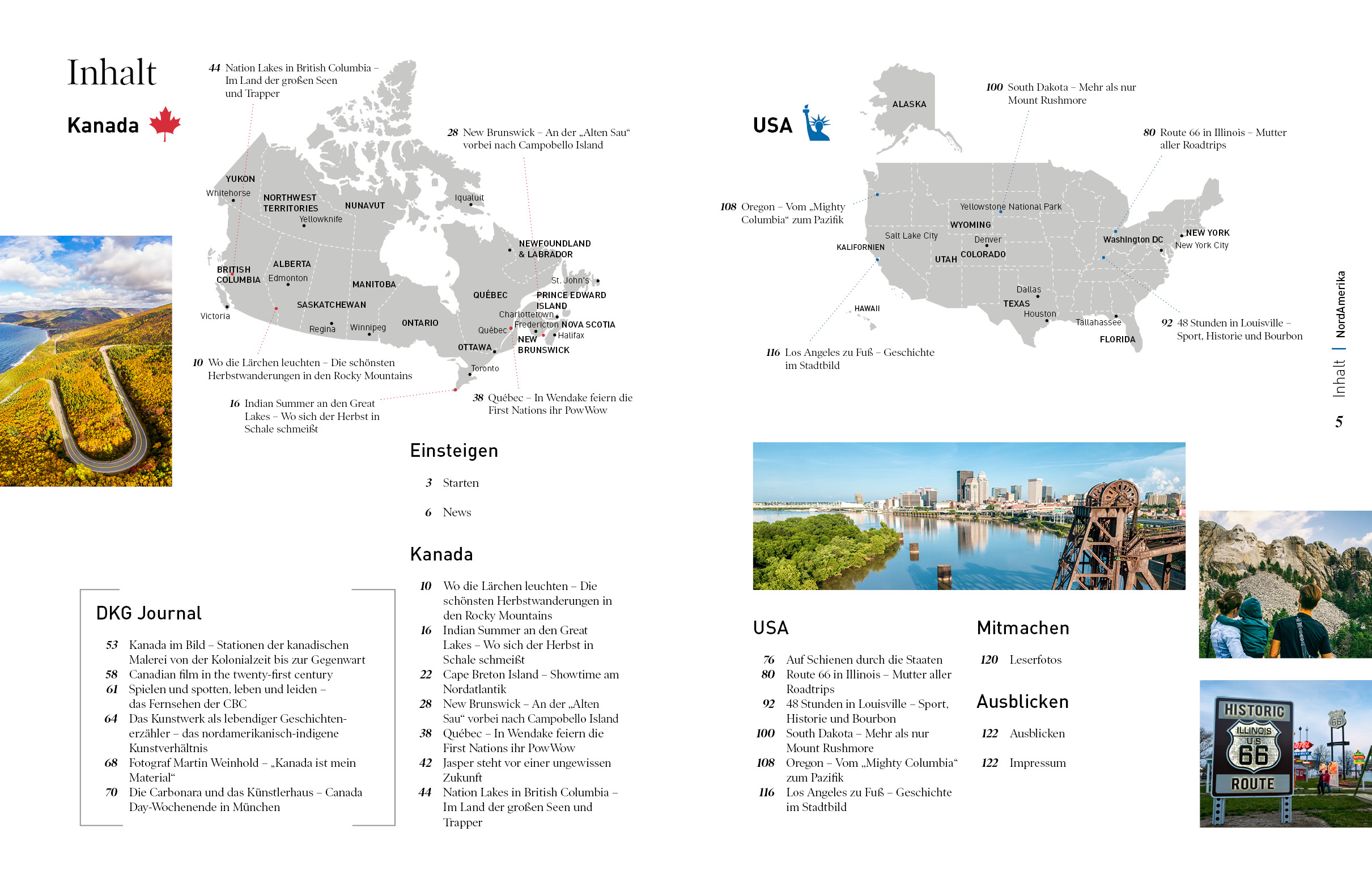 Beispielinhalt (Bild) 360° NordAmerika - Ausgabe 3/2024