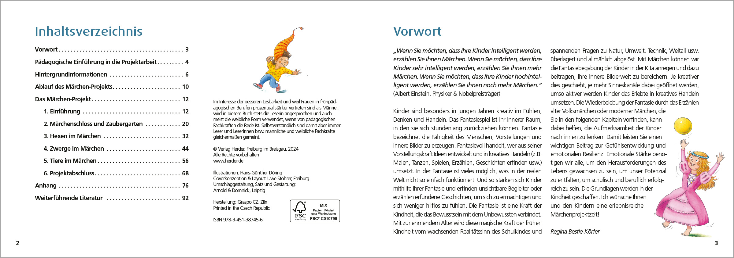 Beispielinhalt (Bild) Projekte in der Kita: Märchen