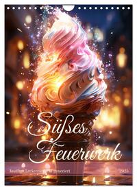 Vorderes Coverbild Süßes Feuerwerk (Wandkalender 2025 DIN A4 hoch), CALVENDO Monatskalender