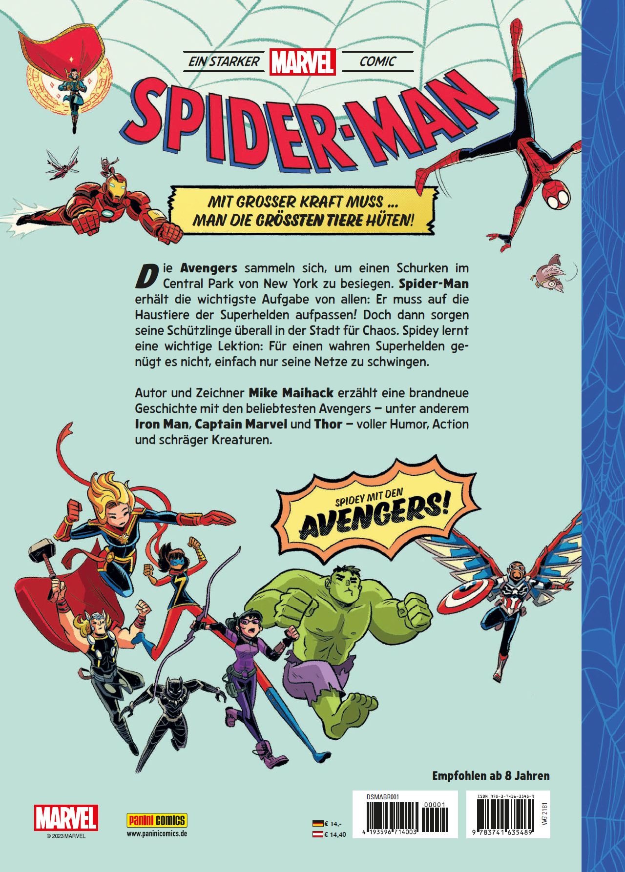 Rückseitencover Spider-Man: Tierische Abenteuer