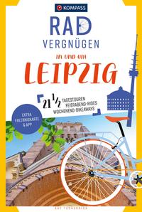 Vorderes Coverbild KOMPASS Radvergnügen in und um Leipzig