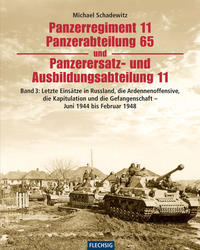Vorderes Coverbild Panzerregiment 11, Panzerabteilung 65 und Panzerersatz- und Ausbildungsabteilung 11