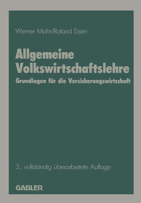 Vorderes Coverbild Allgemeine Volkswirtschaftslehre
