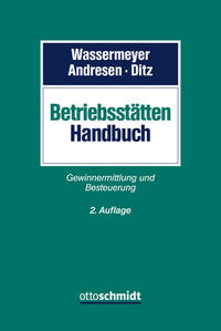 Vorderes Coverbild Betriebsstätten-Handbuch