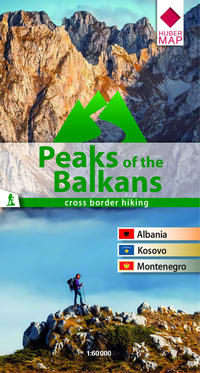 Vorderes Coverbild Peaks of the Balkan 1: 60 000