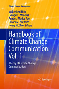 Vorderes Coverbild Handbook of Climate Change Communication: Vol. 1