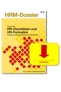 Vorderes Coverbild HR-Checklisten und HR-Formulare