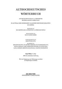 Vorderes Coverbild Band VIII,1: -scaffa–scuz. 11.-17. Lieferung