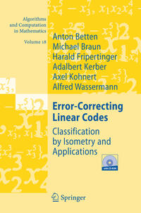 Vorderes Coverbild Error-Correcting Linear Codes
