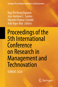 Vorderes Coverbild Proceedings of the 5th International Conference on Research in Management and Technovation