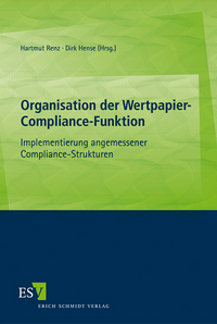 Vorderes Coverbild Organisation der Wertpapier-Compliance-Funktion
