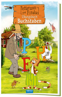 Vorderes Coverbild Trötsch Pettersson und Findus Buchstaben Übungsbuch