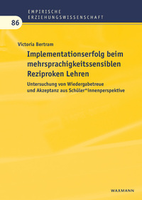 Vorderes Coverbild Implementationserfolg beim mehrsprachigkeitssensiblen Reziproken Lehren