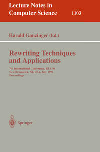 Vorderes Coverbild Rewriting Techniques and Applications